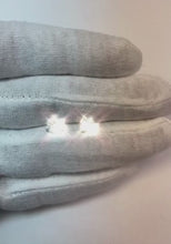 2 Carats Natural Earth Mined Diamond Ladies Stud Earring White Gold 14K