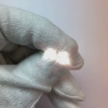 Oval Cut Natural Earth Mined Diamond F Vs1 Stud Earring 1.50 Carat White Gold 14K