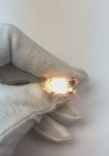 1.85 Carats Natural Earth Mined Diamond White Gold 14K Men's Ring Half Bezel Set