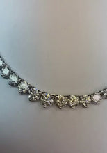14.65 Carats Round Natural Earth Mined Diamond Womens' Necklace White Gold 14K