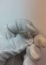 Round Cut 3.10 Carats Natural Earth Mined Diamond Wedding Band 14K White Gold