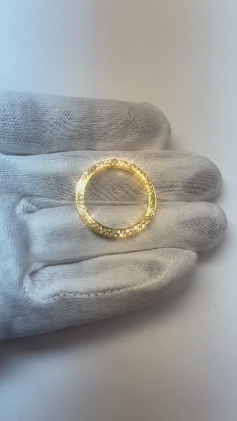2 Ct Natural Earth Mined Diamond Bezel To Fit Rolex Datejust Or Date All Watch Models