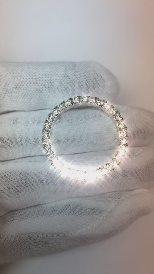 Real Custom Natural Earth Mined Diamond Bezel To Fit Rolex Datejust All Watch Models 3 Ct.