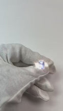 Ceylon Sapphire Gemstone Ring Trapezoid Natural Earth Mined Diamonds 4 Carat Gold 3 Stone