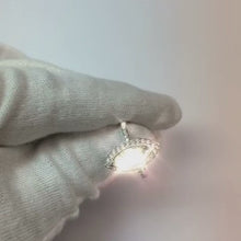 3.50 Carats Marquise Cut Natural Earth Mined Diamond Ring With Accents White Gold 14K