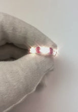 Ruby Band Real Natural Earth Mined Diamond