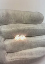 1 Carat Round Prong Set Natural Earth Mined Diamond Stud Lady Earrings