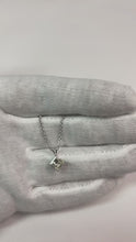 1 Carat Four Prong Setting Princess Real Natural Earth Mined Diamond Pendant 14K White Gold