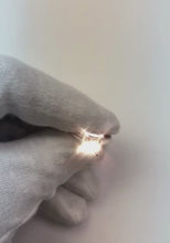 Real Princess Cut Solitaire Engagement Ring 2.50 Carats