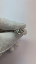 3 Ct Cushion Cut Half Moons Baguette Natural Earth Mined Diamond Ring Excellent Cut 14K