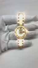 Ladies Rolex Datejust 26 mm Mother Of Pearl Dial Double Row Natural Earth Mined Diamond Bezel