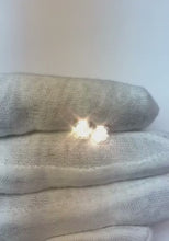 1 Carat Round Natural Earth Mined Diamond Stud Lady Earring