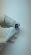 Celebrity IGI CERTIFIED Diamond Sapphire Engagement Ring