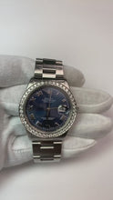 Men's 2 Ct. 36 Mm Custom Natural Earth Mined Diamond Bezel To Fit Rolex Datejust & All Watch Models