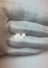 0.90 Ct. Round Solitaire Natural Earth Mined Diamond Stud Earring White Gold 14K Prong Set