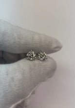 Three Prong Stud Earring Round Natural Earth Mined Diamond 2.50 Carats Jewellery