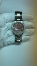Rolex Dj Watch Pink Mother Of Pearl Dial Custom Natural Earth Mined Diamond Bezel Ss