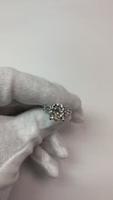 4 Carat 3 Stone Natural Earth Mined Diamond Ring