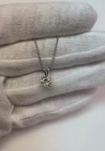 1 Carat Round Cut Natural Earth Mined Diamond Necklace Pendant Solid Gold Fine Jewellery