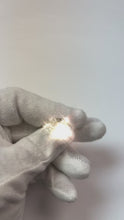 Elegant 9 Carat Radiant Trilliant Natural Earth Mined Diamond Ring