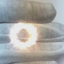 Natural Earth Mined Diamond Circle Pendant With Chain 3 Carats White Gold 14K