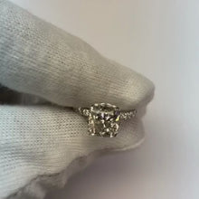 Cushion Old Cut Natural Earth Mined Diamond Engagement Ring 4.50 Carats Cathedral Setting