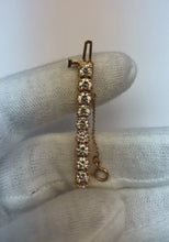 Natural Earth Mined Diamond Tennis Bracelet