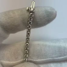 5 Carat Natural Earth Mined Diamond Tennis Bracelet