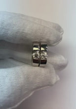 1 Carat Hinged Natural Earth Mined Diamond Solitaire Hoop Earrings Huggies