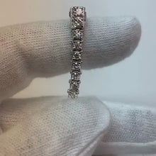 Women Fine Jewellery 6 Carats Natural Earth Mined Diamond Tennis Bracelet 14K Rose Gold