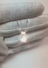 1 Carat Round Cut Natural Earth Mined Diamond Necklace Pendant Solid Gold Fine Jewellery