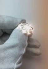 Three-Stone 5 Carats Round Anniversary Ring Set White Gold 14K Natural Earth Mined Diamond