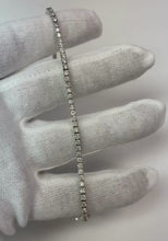 4 Carats Round Cut Natural Earth Mined Diamond Tennis Bracelet Solid White Gold Jewellery