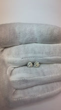 Round Natural Earth Mined Diamond Basket Style Earring Studs 1.30 Carats