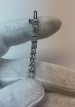 Women Sparkling 8.50 Carats Round Natural Earth Mined Diamonds Lady Tennis Bracelet