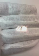 Natural Earth Mined Diamond Stud Earrings 1.80 Carats White Gold 14K