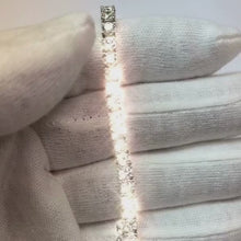 Natural Earth Mined Diamond Tennis Bracelet