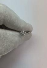 Round Natural Earth Mined Diamond Solitaire Ring