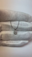 1 Carat Solitaire Natural Earth Mined Diamond Genuine Necklace Pendant 14K Yellow Gold