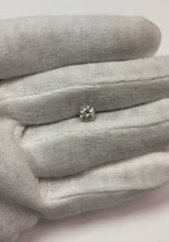 0.75 Carats Real  Round Brilliant Single Diamond Earring