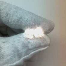 F Vs1 Sparkling 3 Ct Round Cut Natural Earth Mined Diamonds Women Stud Earring White Gold