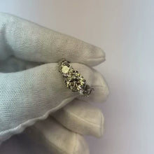 Big Round 6 Ct. Natural Earth Mined Diamonds 3 Stone Ring White Gold 14K New