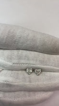 Heart Cut Natural Earth Mined Diamond Women Stud Earring White Gold Jewellery New 1 Carats