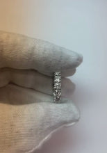 Round Natural Earth Mined Diamond Eternity Band 2.30 Carats 14K White Gold