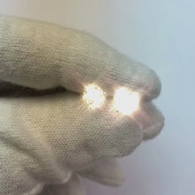 Martini Round Natural Earth Mined Diamond Stud Earrings 1.50 Carats White Gold 14K