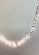 White Gold 14K Round Cut Sparkling 20 Ct Natural Earth Mined Diamond Women Necklace