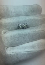 2 Ct Solitaire Round Studs Natural Earth Mined Diamond Earring White Gold 14K