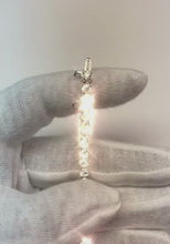 Women Solid White Gold 14K Round Natural Earth Mined Diamond Tennis Bracelet 12 Carats