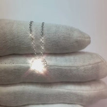 Natural Earth Mined Diamond Ladies Halo Pendant Necklace 1.45 Carats 14K White Gold New