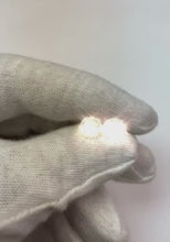 White Gold 14K Round Natural Diamond Stud Earring 2.08 Carats Halo Style